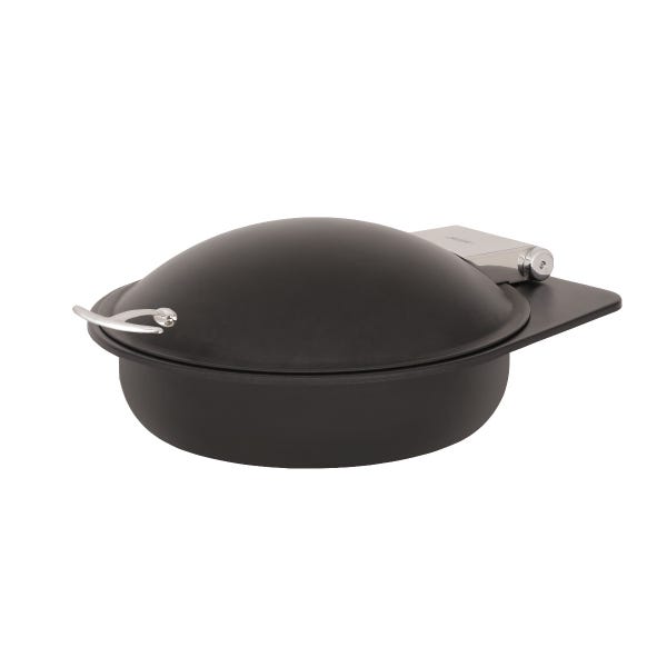 Reflection Induction Buffet Server, Titanium Finish, Round, 6 Qt