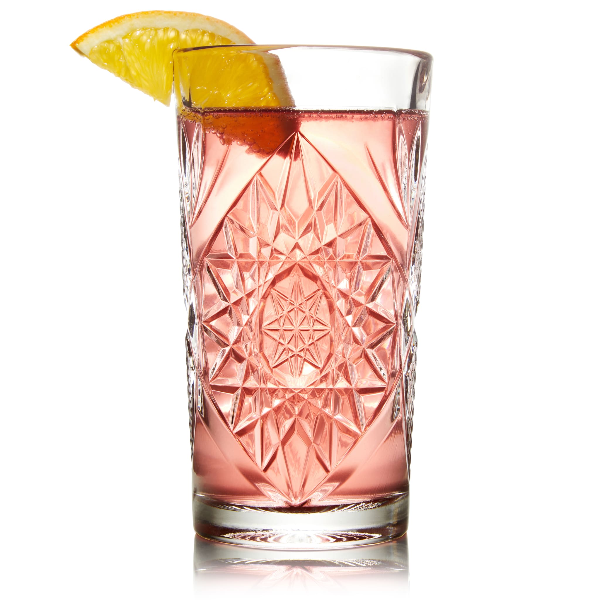 Hobstar 16 oz. Cooler Glass