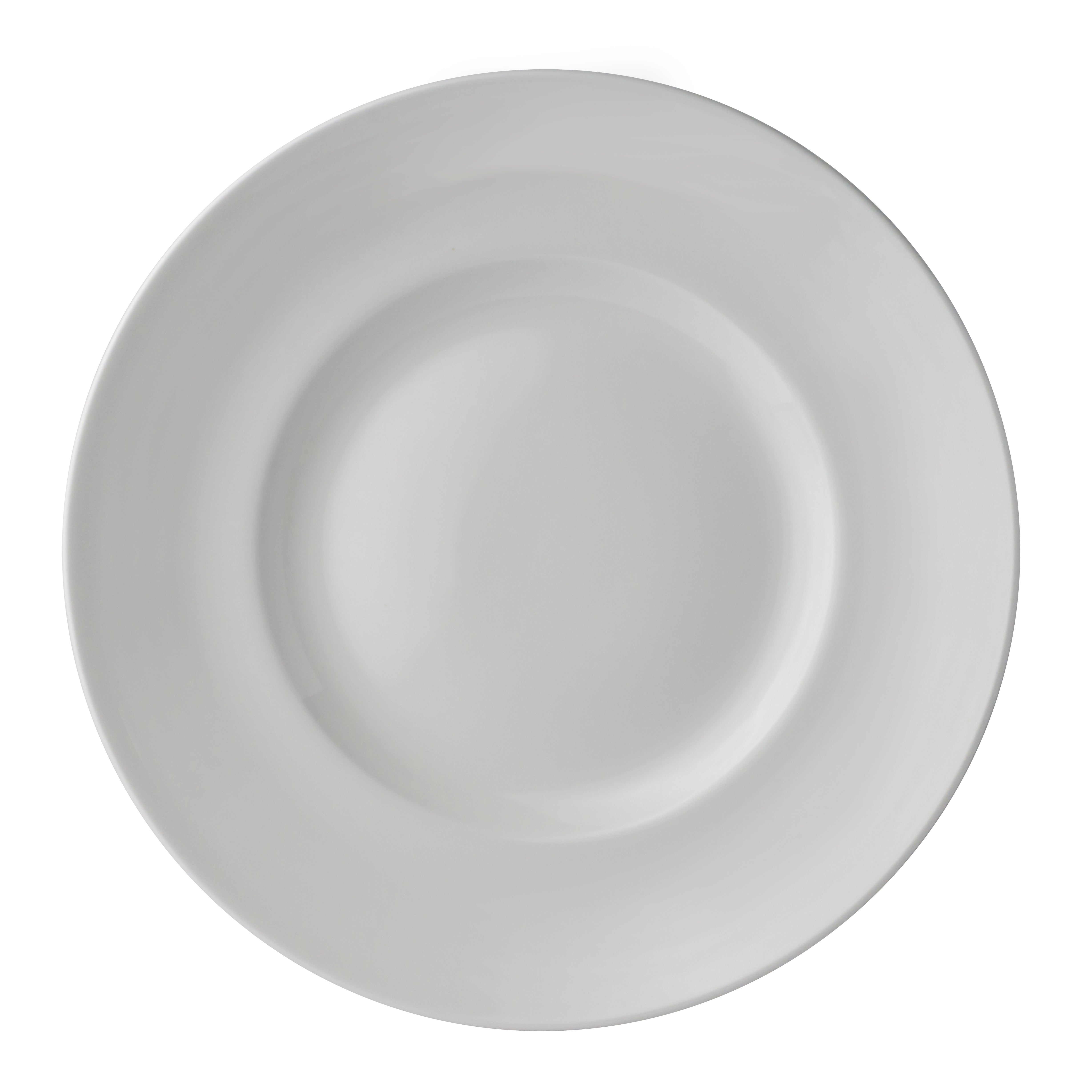 Wide Rim Plate 11.0" Dia. Foliobone Virtu