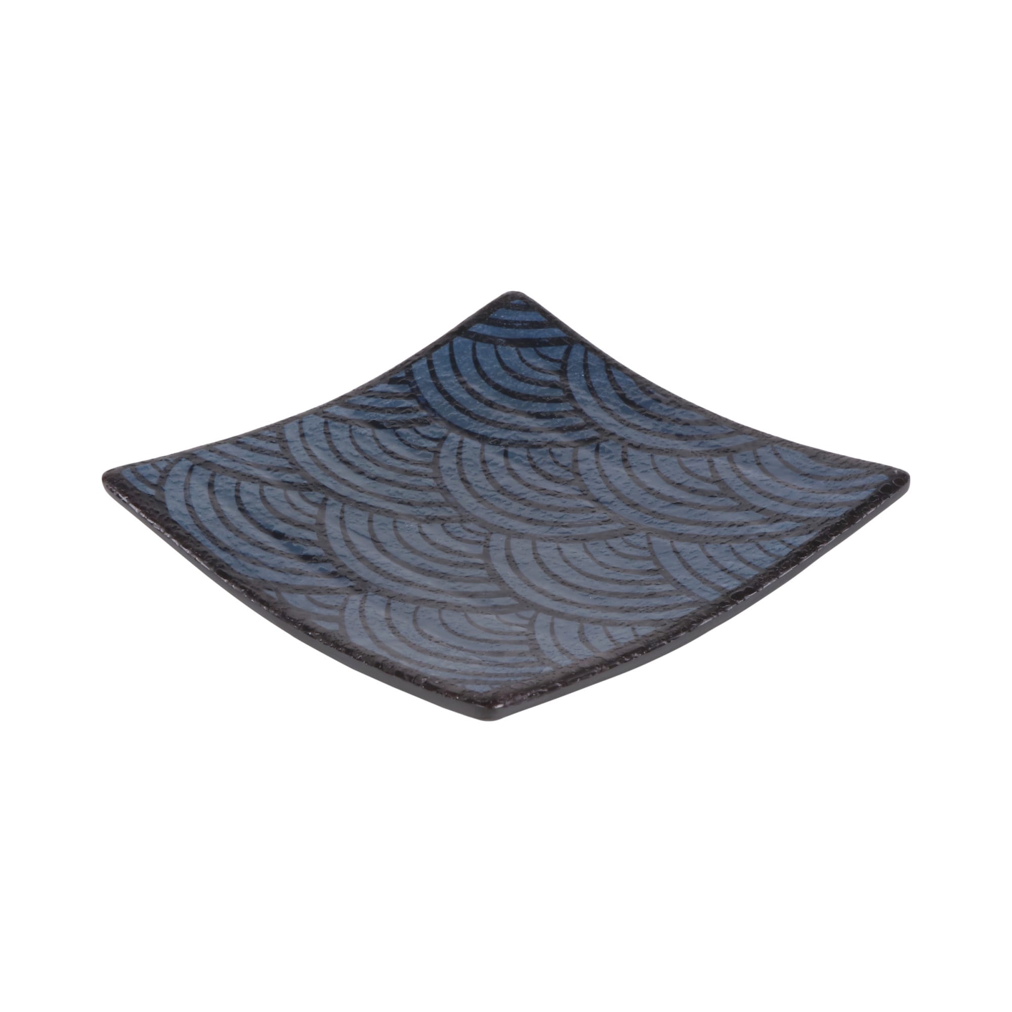 Elite Global Solutions Catalina 5-5/8" Square Melamine Plate, Dark Blue