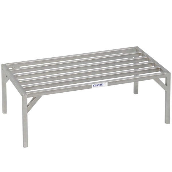 36" x 20" x 12" Tubular Stainless-Steel Dunnage Rack, Stainless Series - 4,000 lb. Capacity