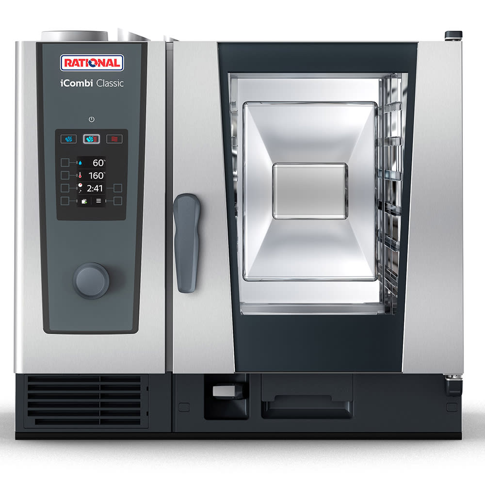iCombi Classic Half Size Natural Gas Combi Oven w/ 6 Pan Capacity - 208/240V, 1 PH