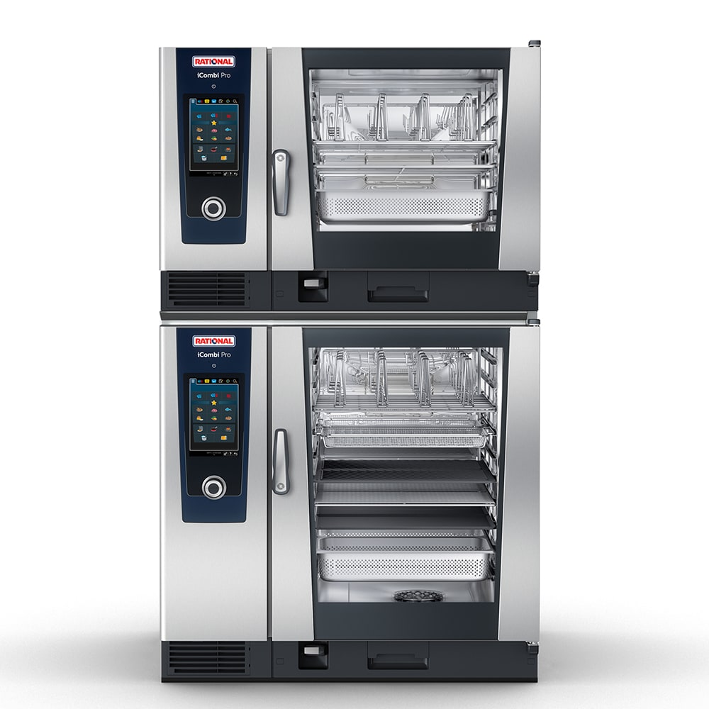 iCombi Pro Half Size Electric Combi Oven Double Stack w/ 16 Pan Capacity - 208/240V, 3 PH