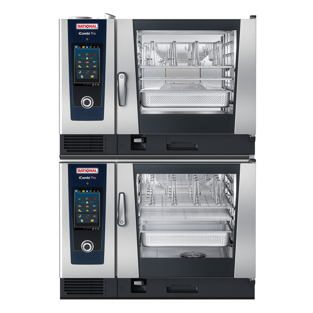 iCombi Pro Full Size Electric Combi Oven Double Stack w/ 12 Pan Capacity - 480V, 3 PH - Quick Ship