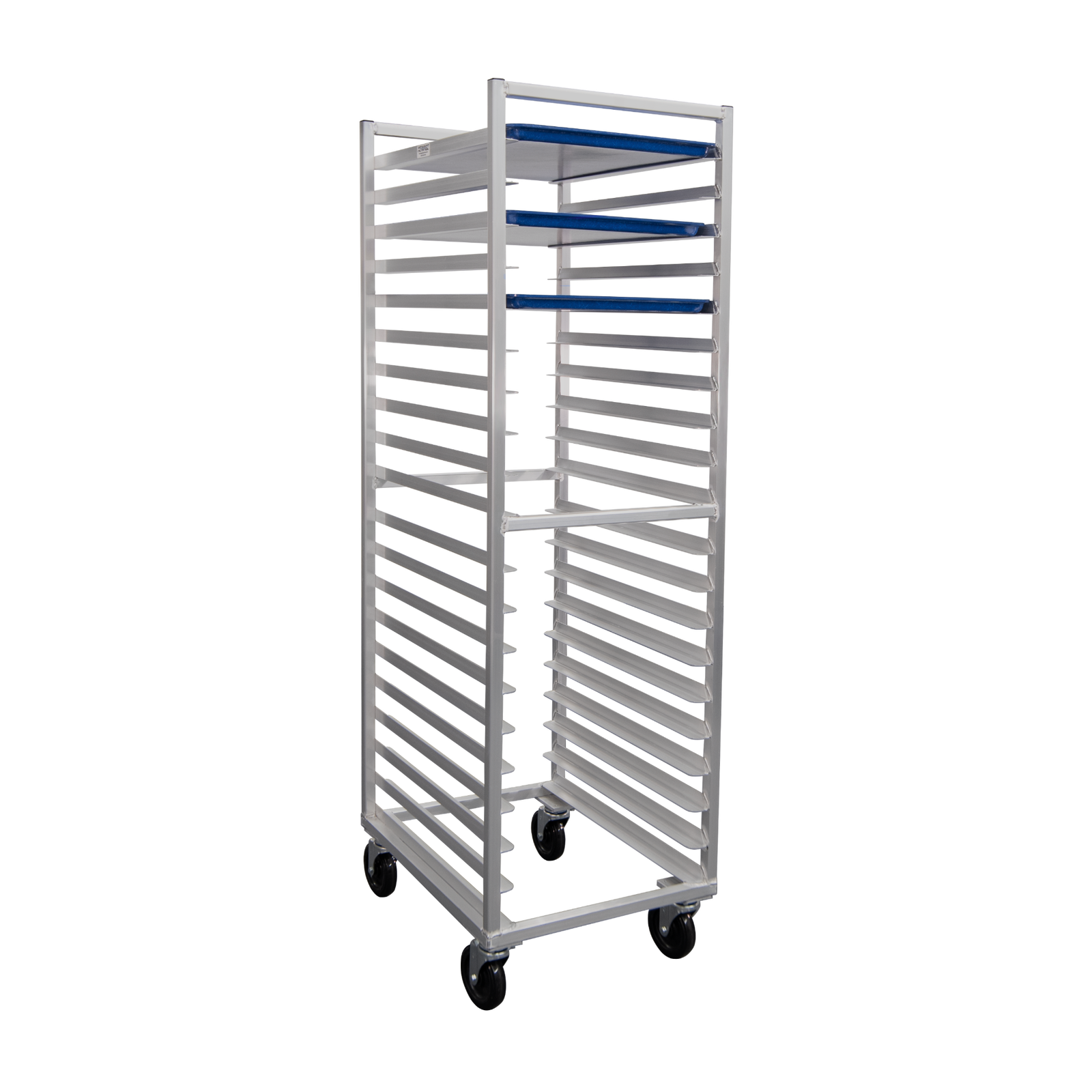 New Age 20-Pan End Load Welded Full Height Bun Pan Rack