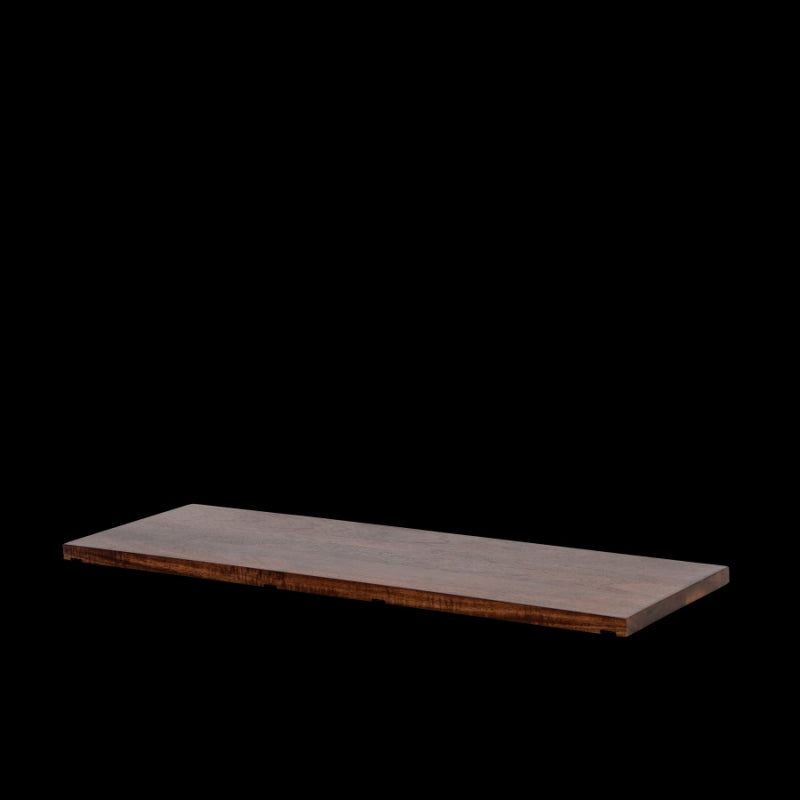 Rectangular Connector Tile, 24.0" X 8.125" X 0.625", Axis Buffet System, Spire Natural Wood