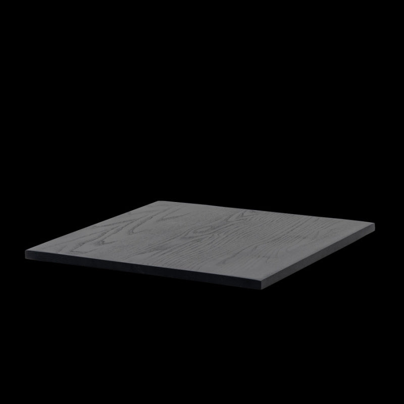 Square Top Tier Tile, 14.0" X 14.0" X 0.625", Axis Buffet System, Spire Dark Wood