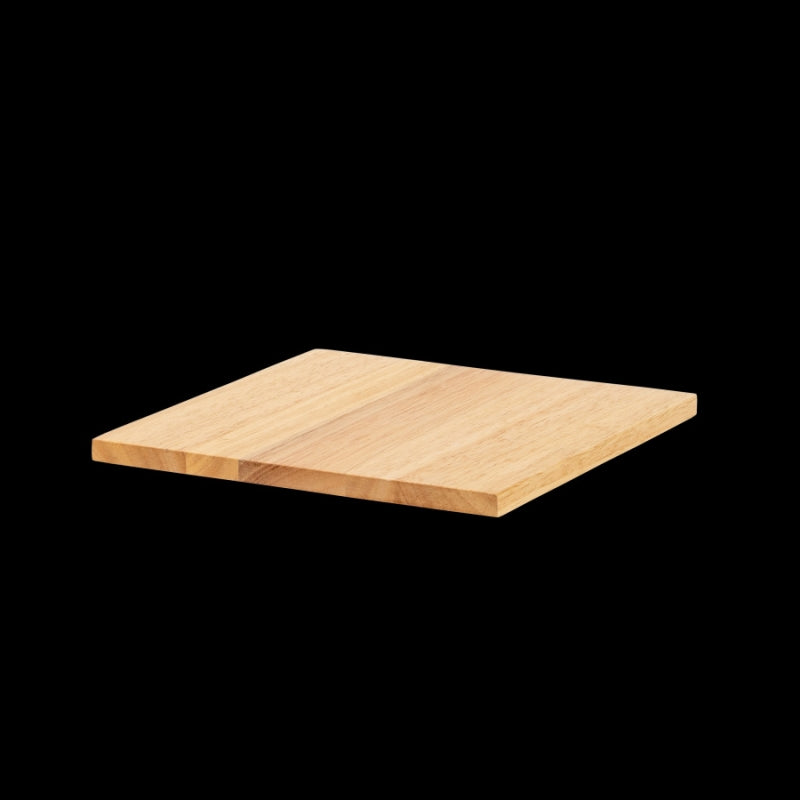 Square Top Tile, 9.5" X 9.5" X 0.625", Axis Buffet System, Spire Light Wood