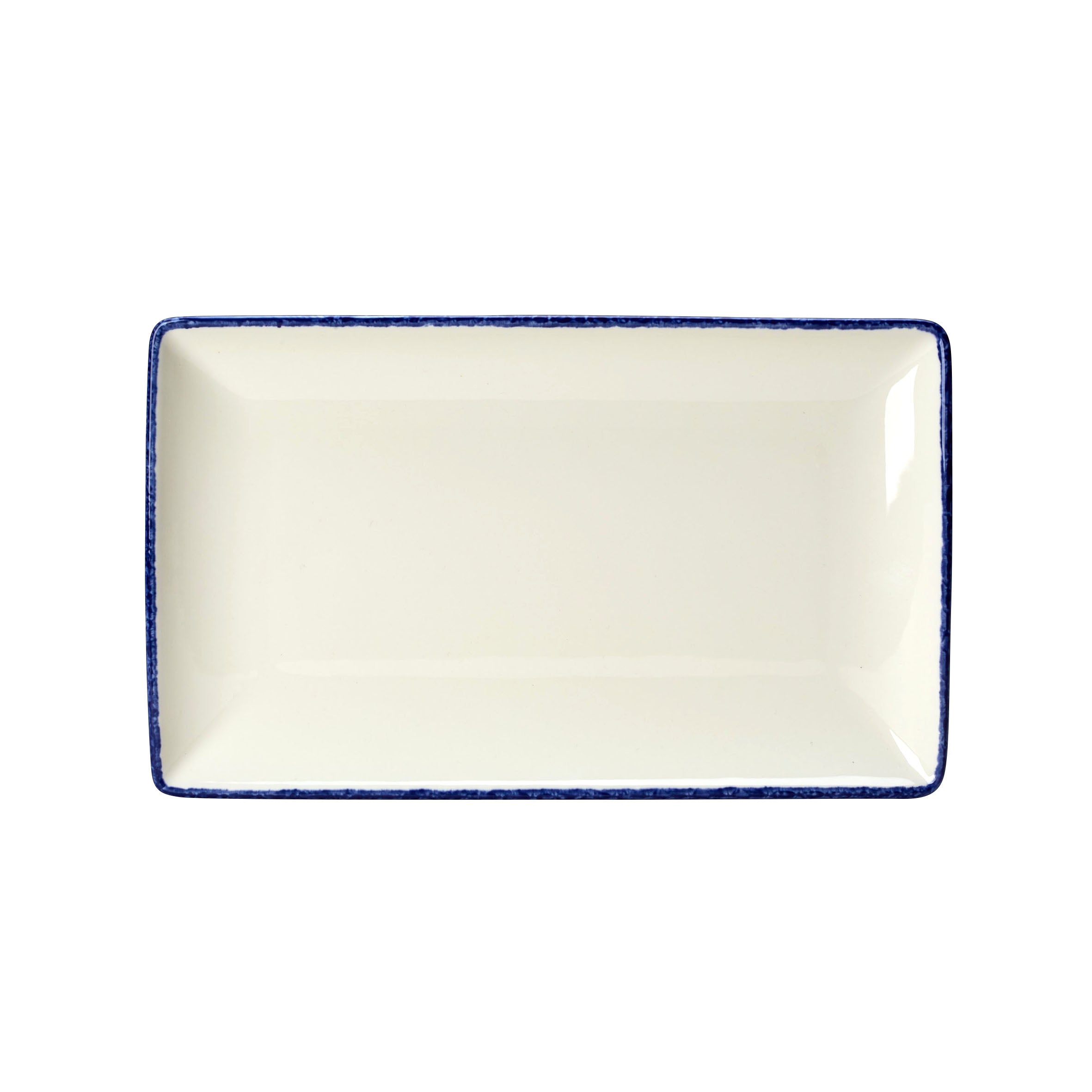 Taste Rectangle Platter L 8.0" W 4.0" Blue Dapple