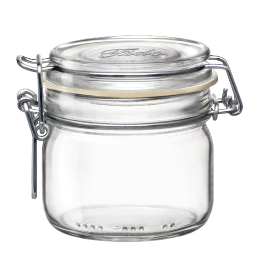 Fido Jar 4.25" Dia. (7.75 Oz) Fido Clear