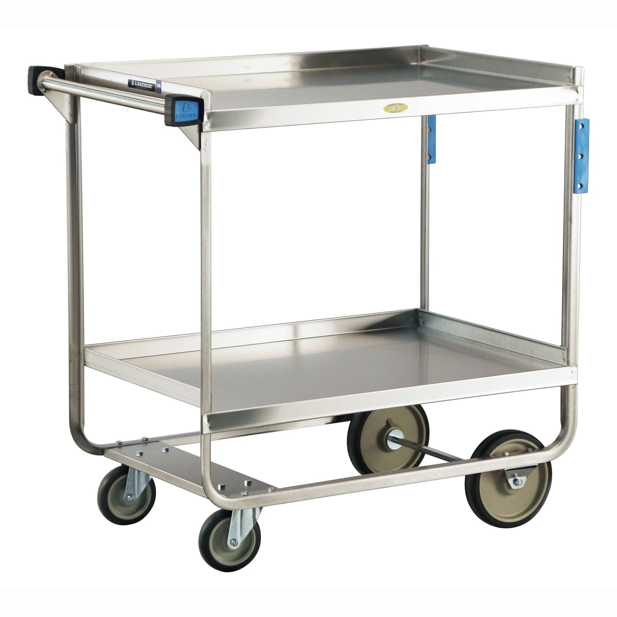 2-Shelf Stainless Steel Utility Cart
