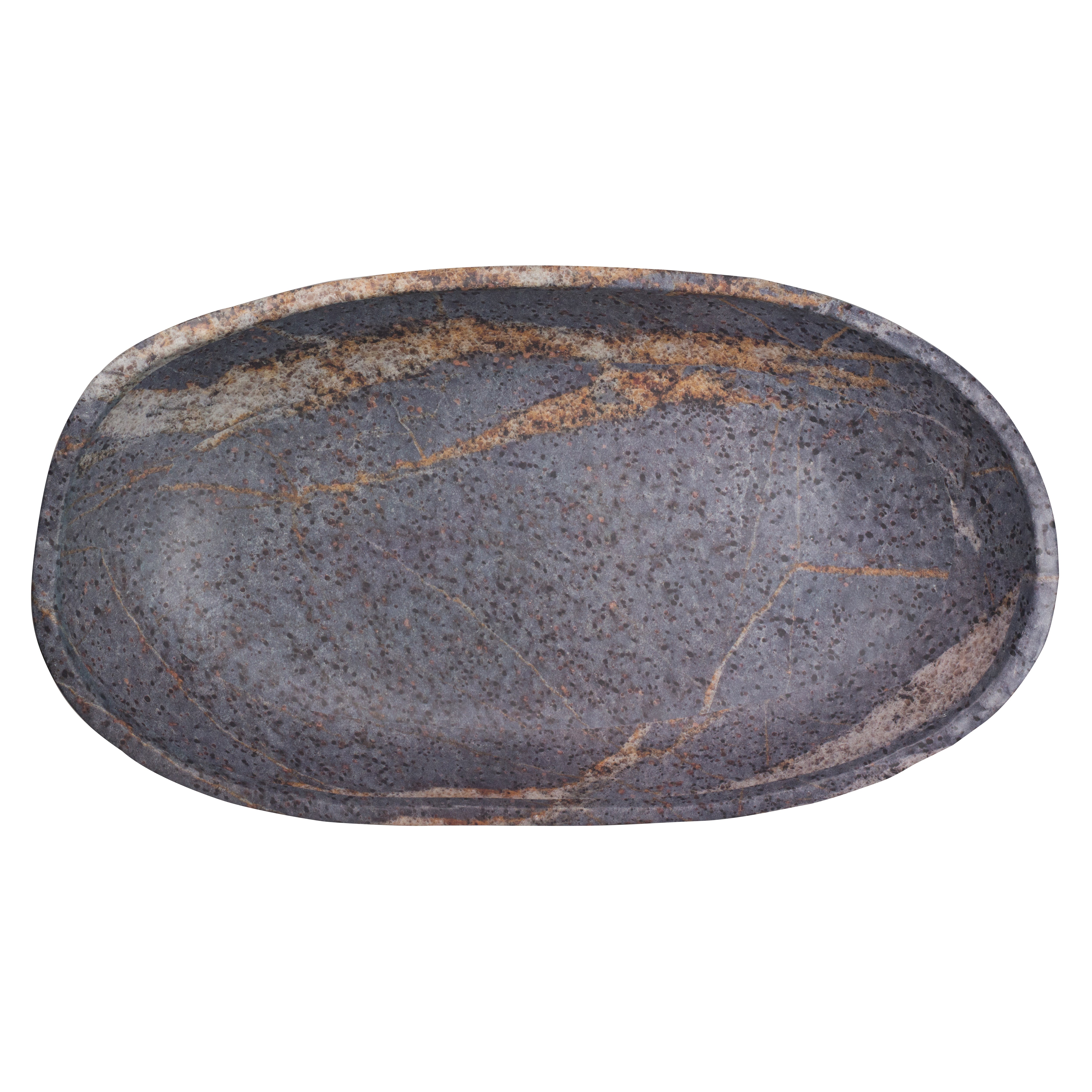 Bowl L 17.0" W 9.5" (2.75 Qt) Quarry
