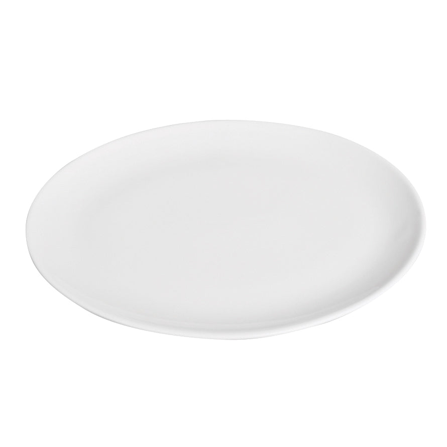 Oval Coupe Platter L 15.0" W 11.625" White
