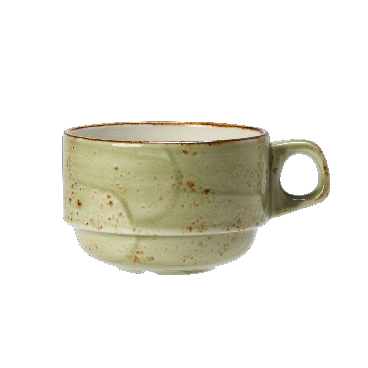 Slimline Stacking Cup L 4.375" W 3.375" (7.0 Oz) Craft Green