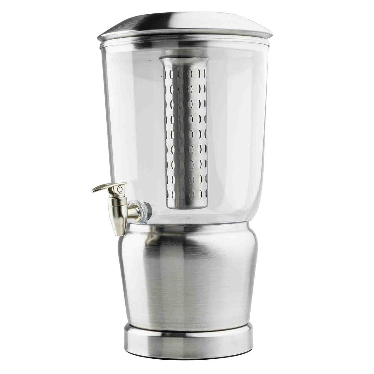 Cash & Carry Beverage Dispenser, 2-1/2 gallon, brushed finish