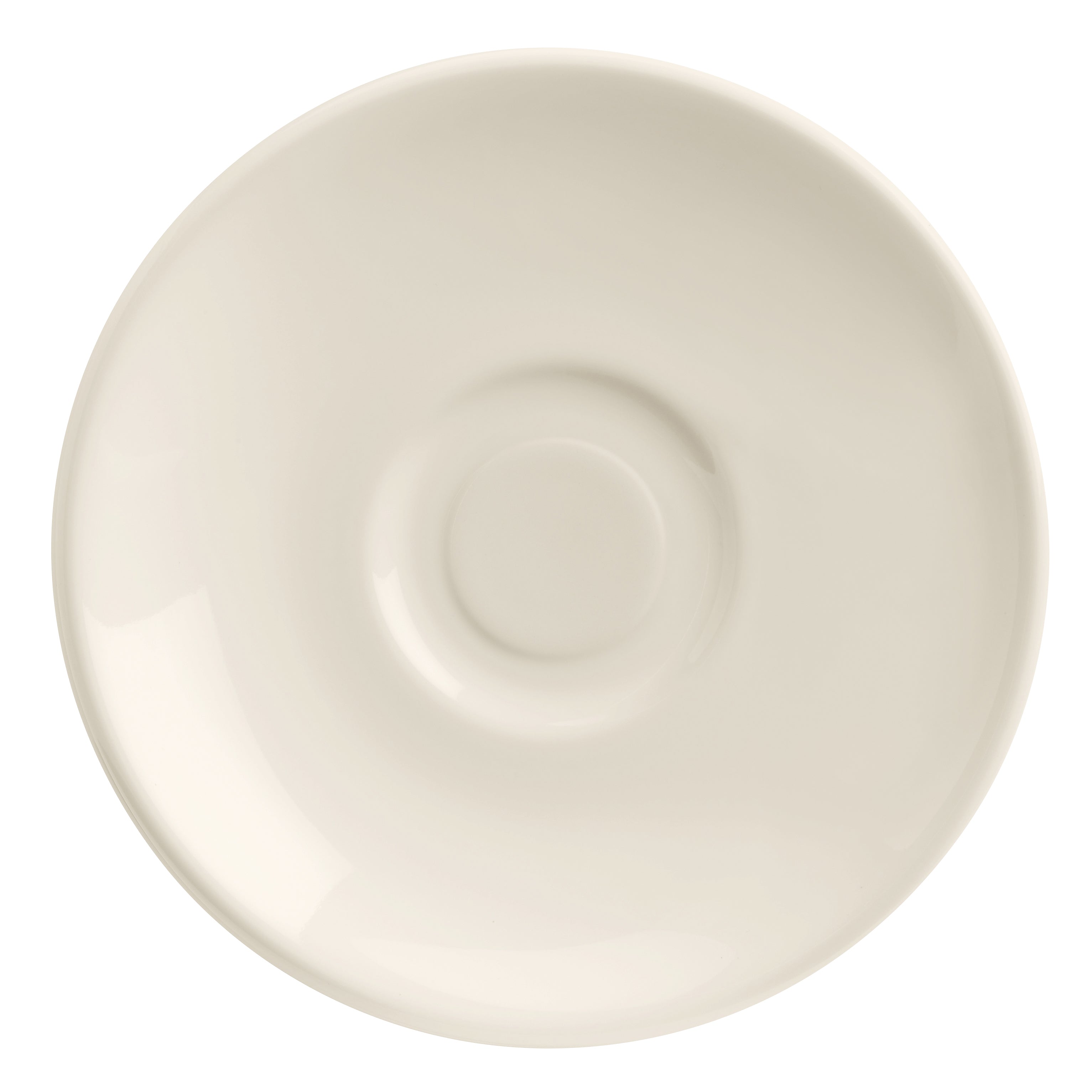 Rolled Edge Boston Saucer 6.0" Dia. Lines Green Ban