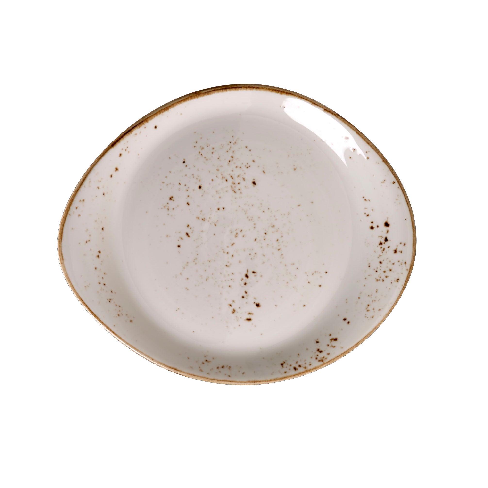 Plate L 10.0" W 8.125" Craft White