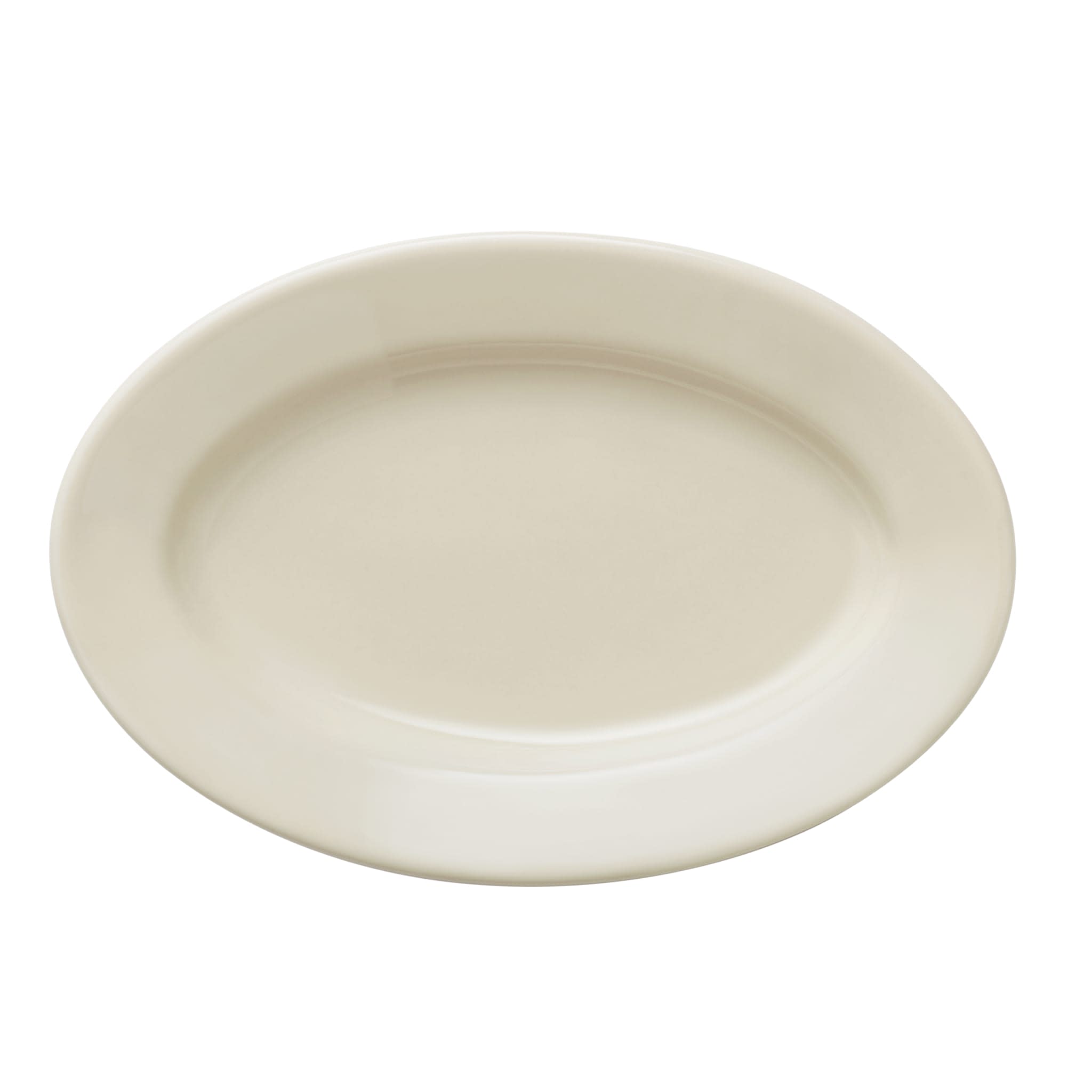Porcelana 9-1/8" x 6-1/4" Oval Platter, Cream White