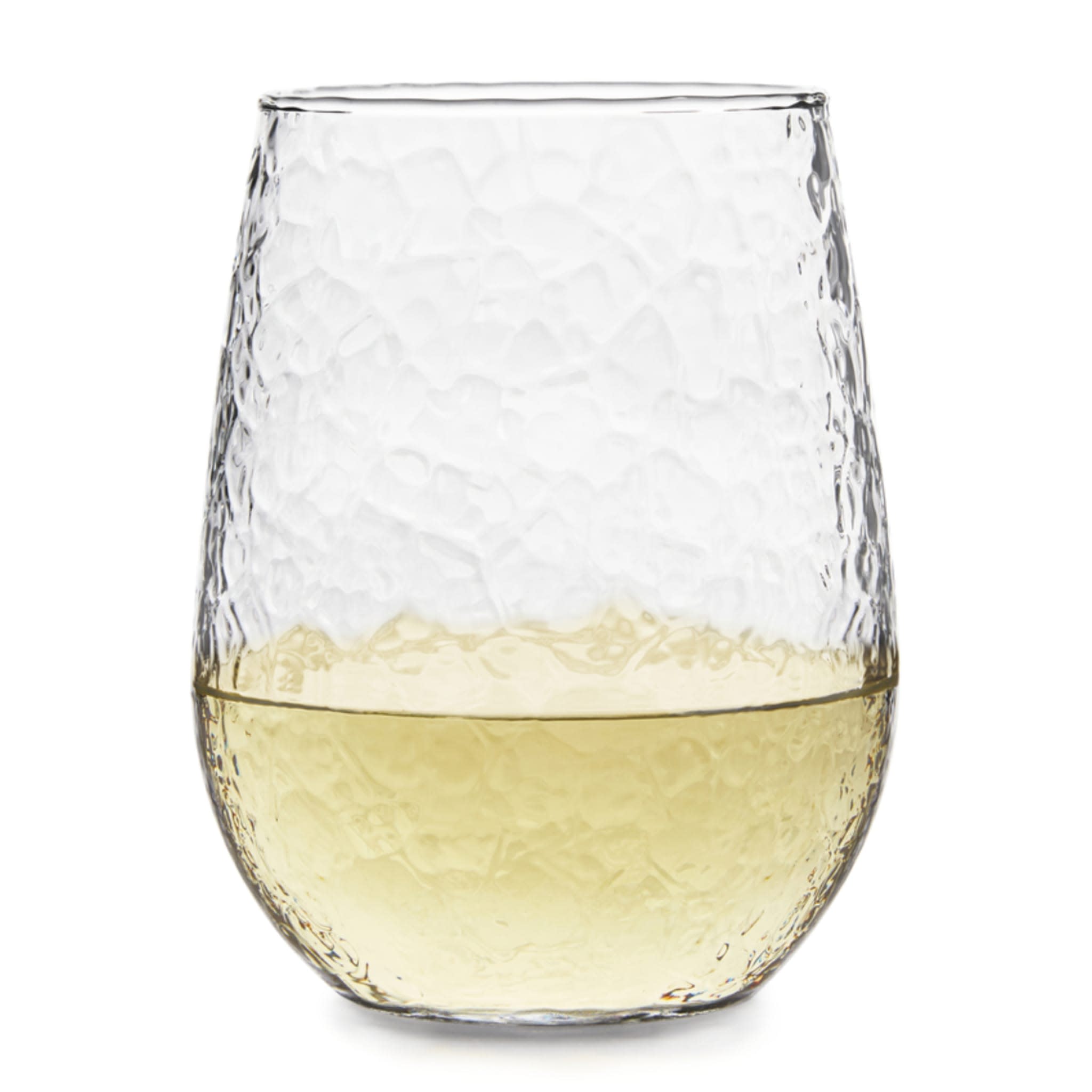 17 oz. Molten Hammered Stemless Glass