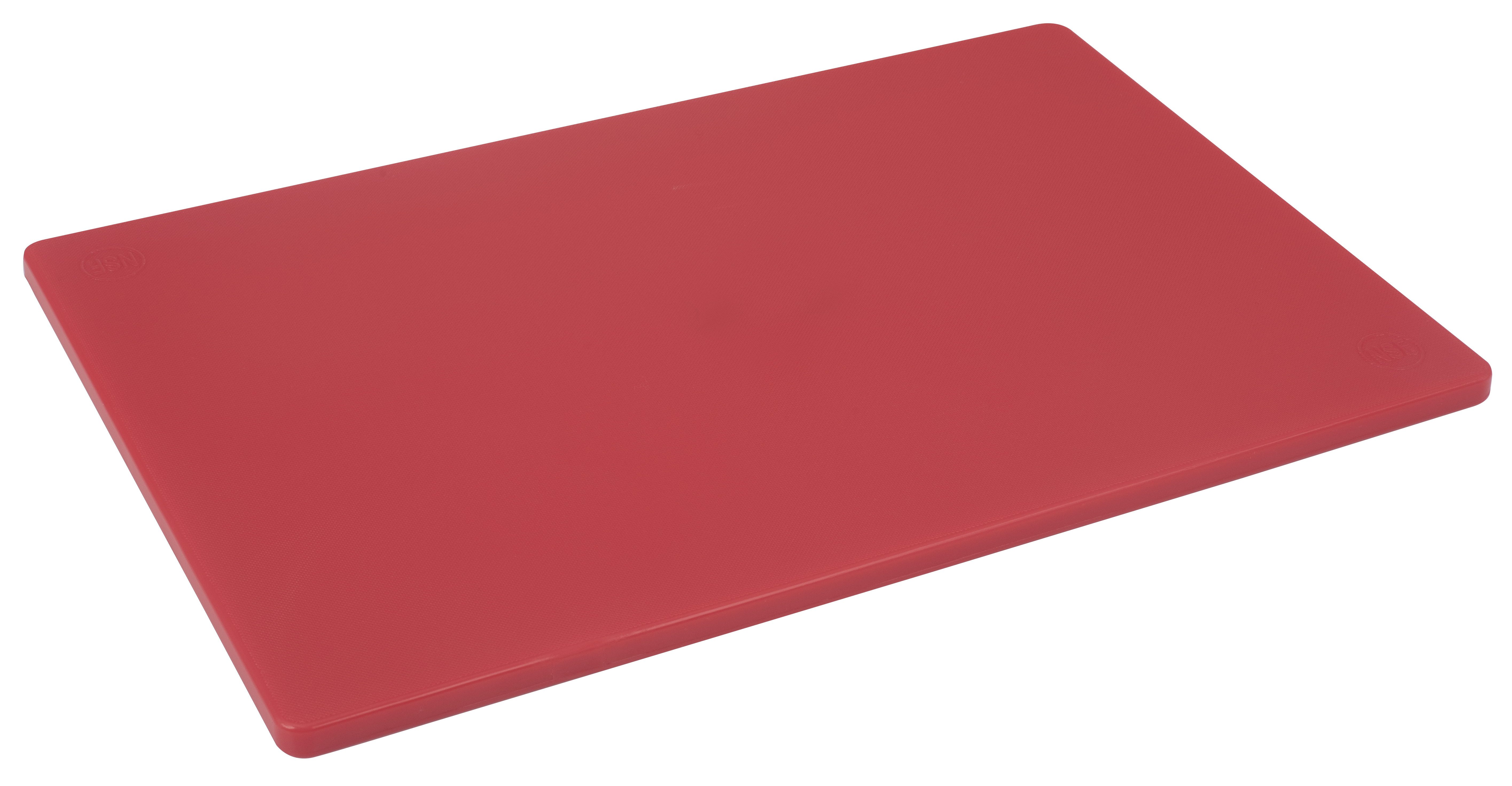 Cutting Board 12" x 18" x 0.5", Polyethylene, Red