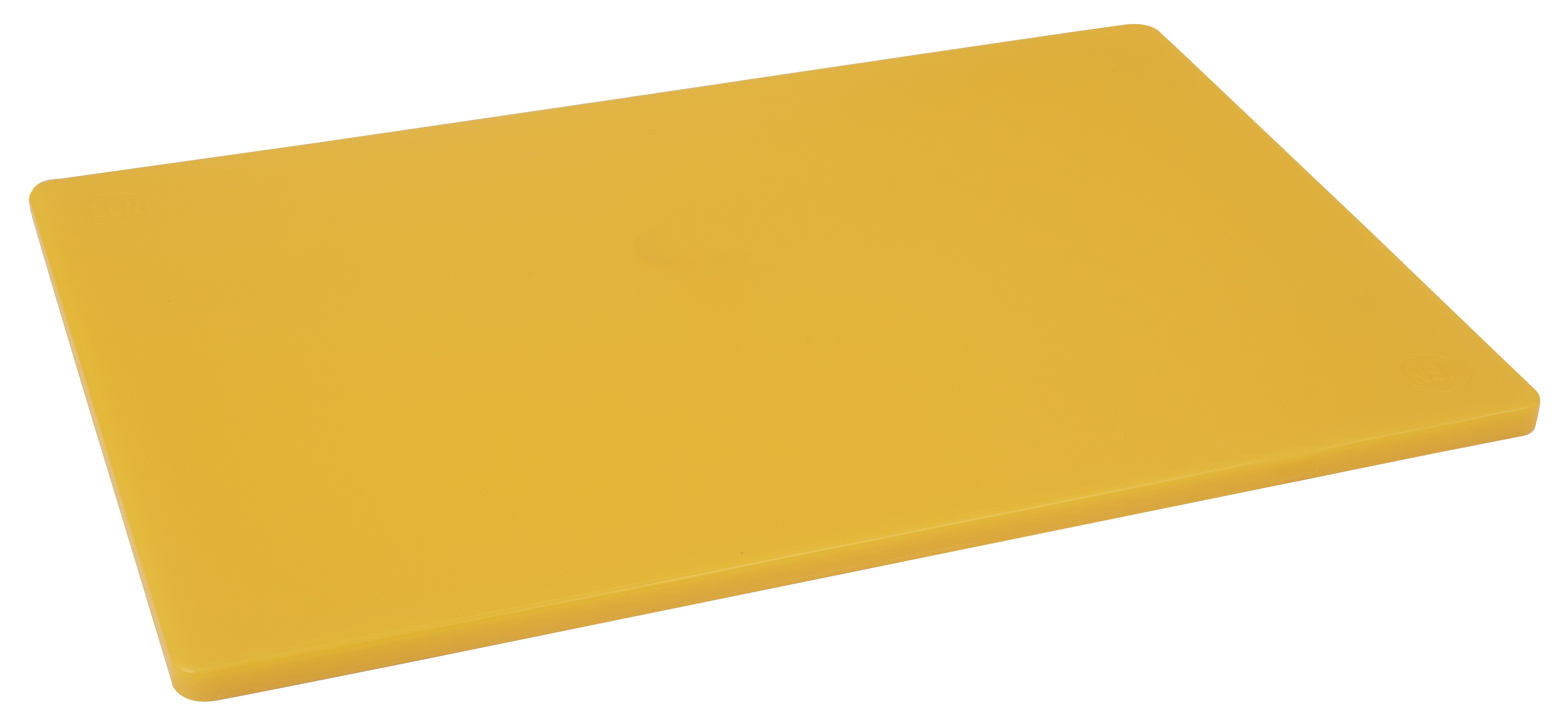 Cutting Board 12" x 18" x 0.5", Polyethylene, Yellow
