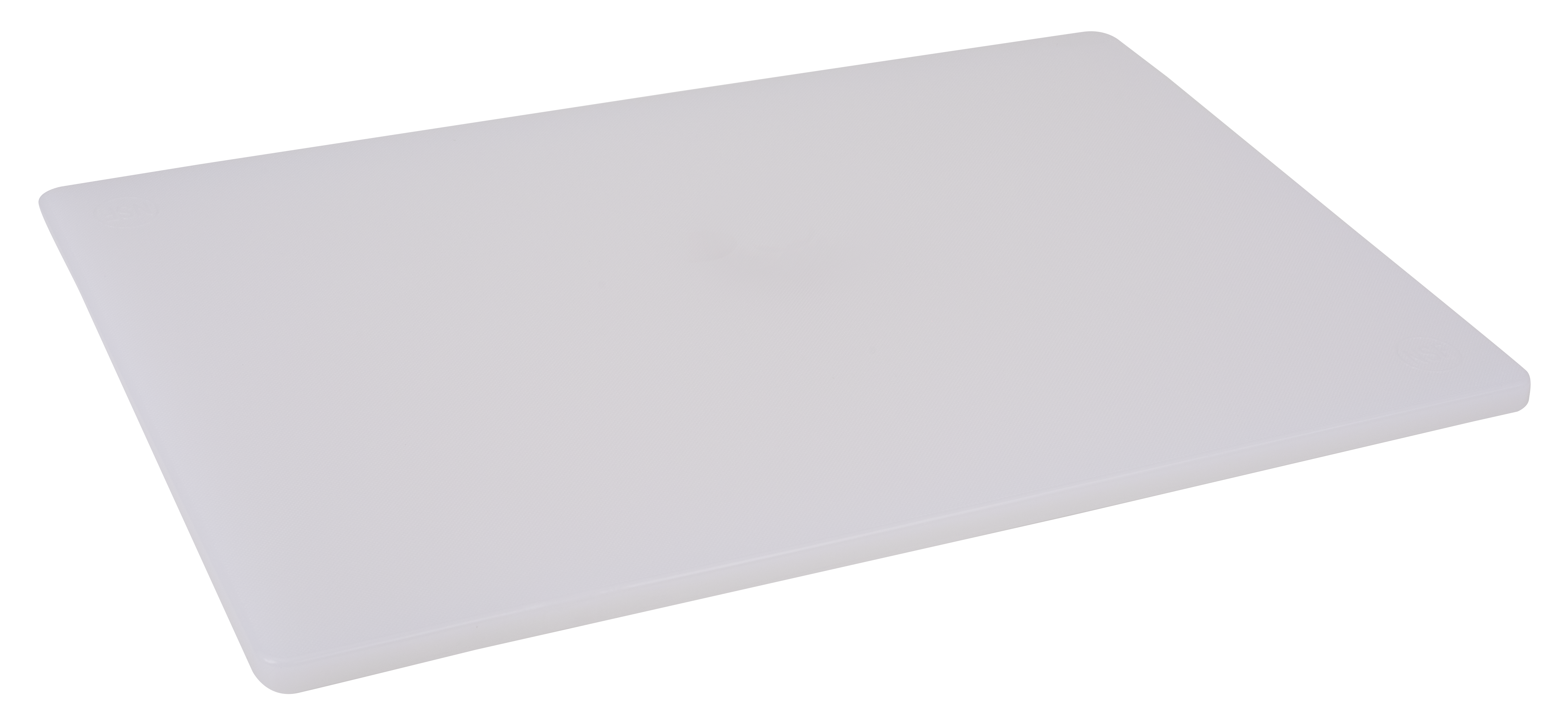 Cutting Board 12" x 18" x 0.5", Polyethylene, White