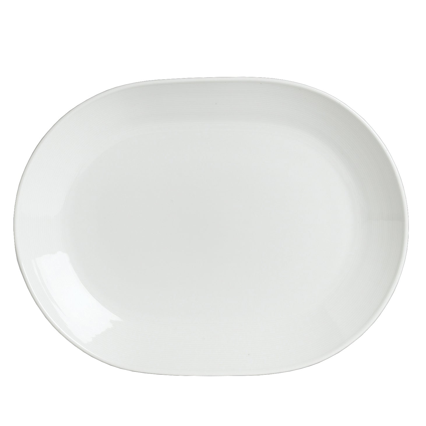 Race Track Oval Platter L 8.25" W 6.25" Aura