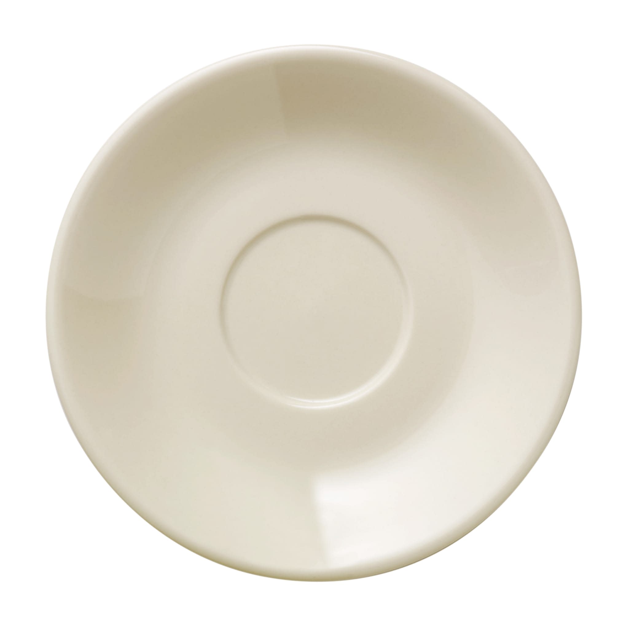 Porcelana 6.75" Jumbo Saucer, Cream White