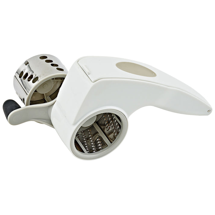 Manual Rotary Cheese Grater with 2 Drums