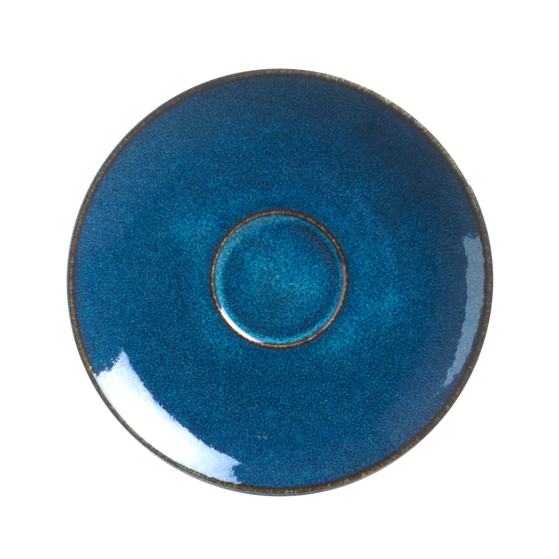 Coupe Saucer 4.5" Dia. Wabi Sabi Indig