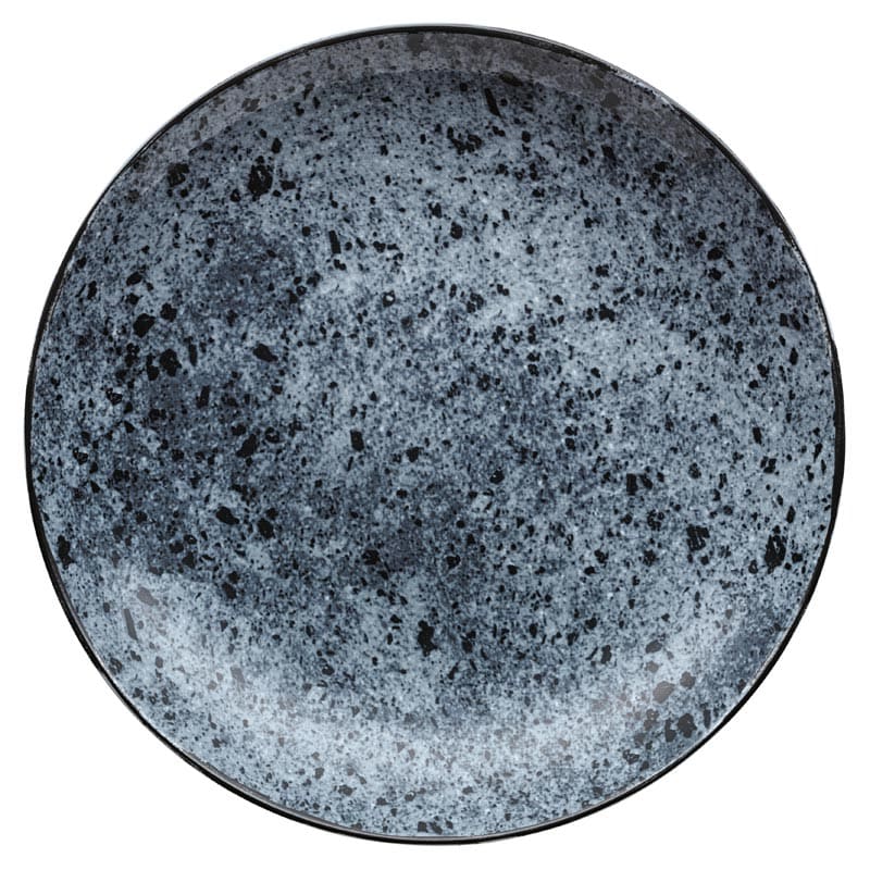 Shabby Chic Deep Coupe Plate, 11", Blue Stone