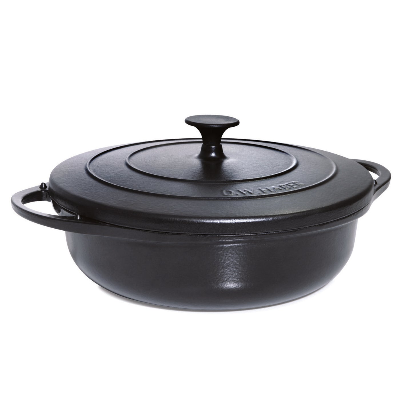 Cast Iron Dutch Oven L 16.0" W 12.0" (1.25 Gal) Cast Iron Chafe