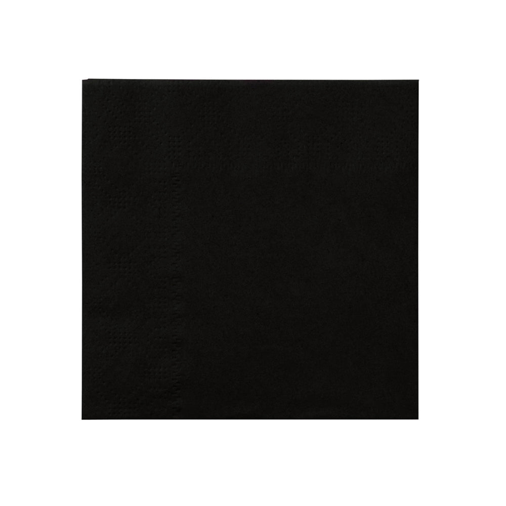 Black Beverage Napkin, 2-ply