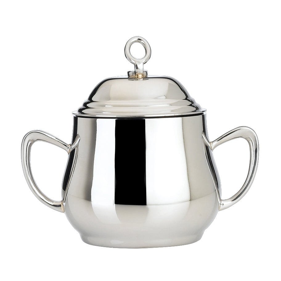 Sugar Bowl With Cover L 5.5" W 3.0" (9.0 Oz) Emin Short Spou