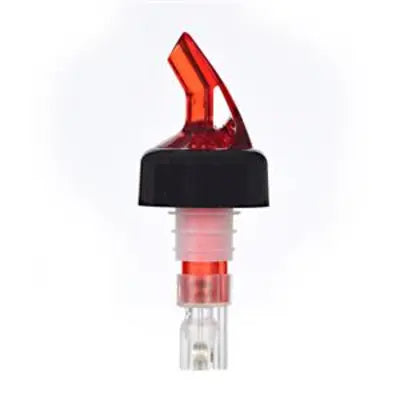 1 oz. Portion Control Pourer, Clear with Black Collar