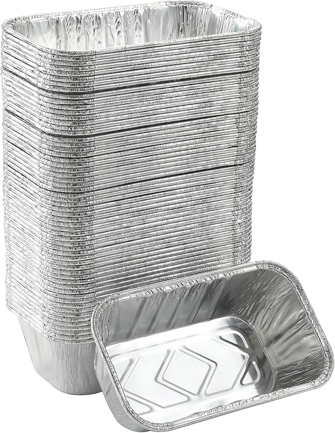 1 lb. Disposable Aluminum Mini Loaf Pans