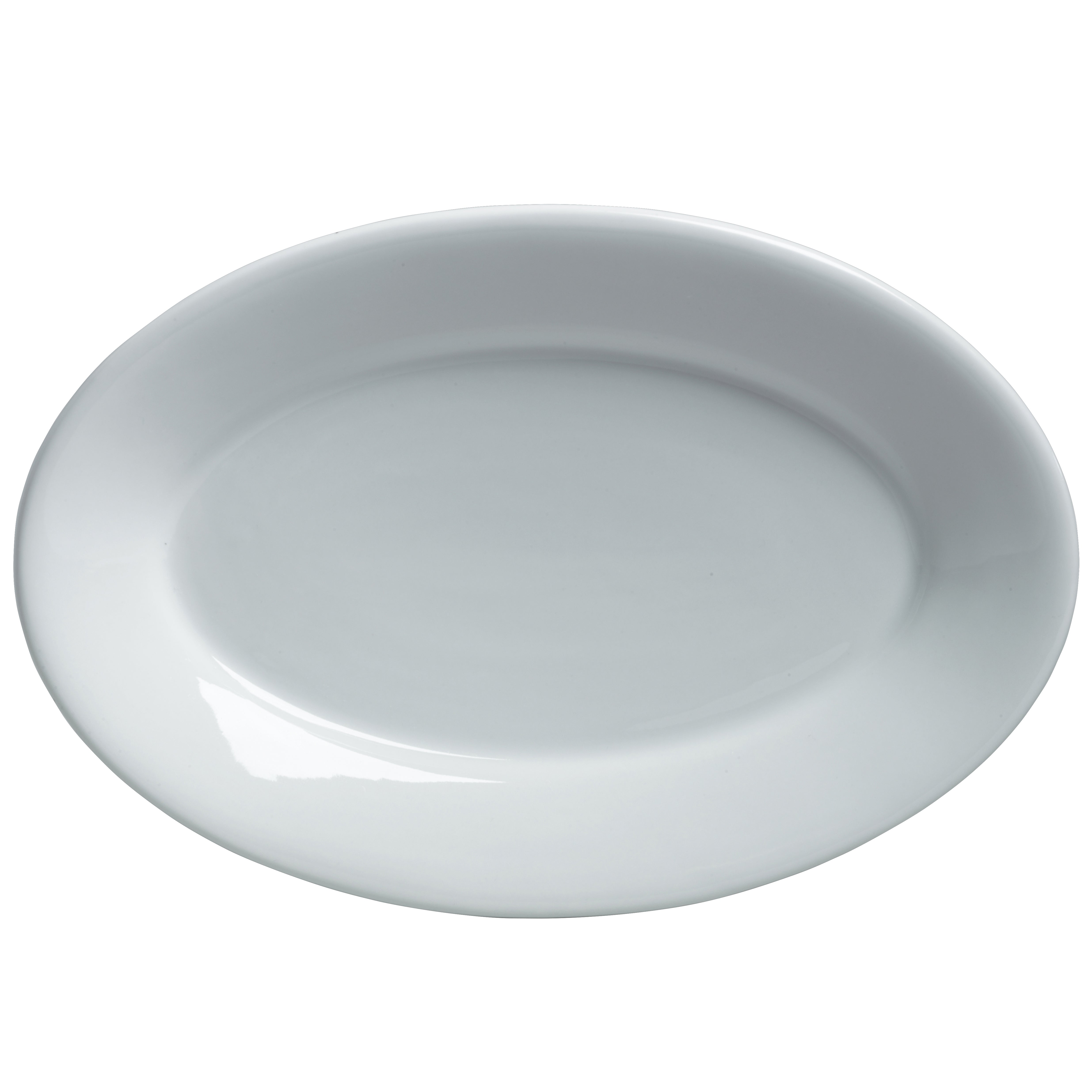 Oval Platter 11.5" Dia. W 7.75" Classic Cafe