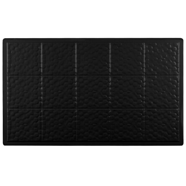 Full Size Tile, Solid Melamine, Black