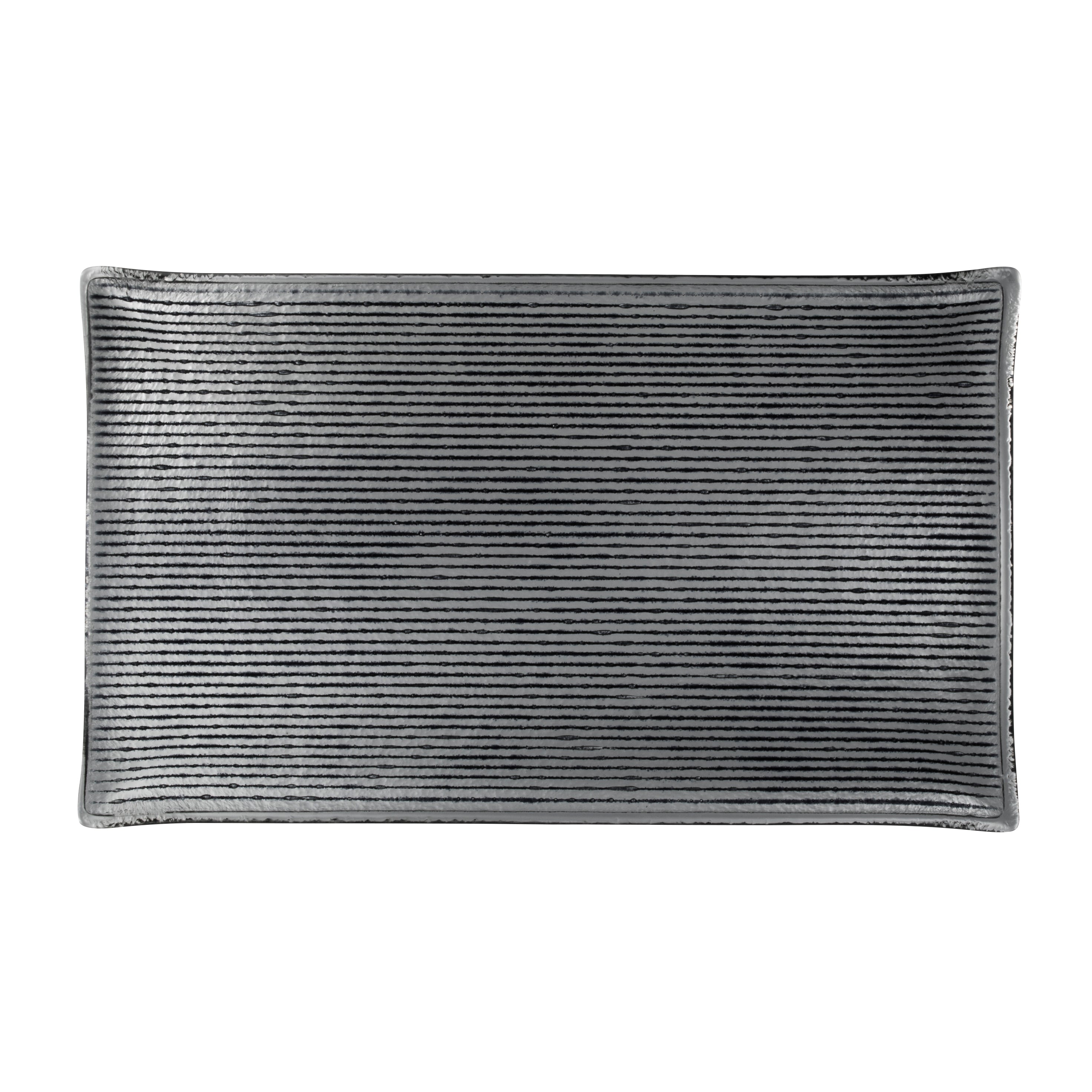Rectangle Tray L 10.625" W 6.5" Shikku Smoke