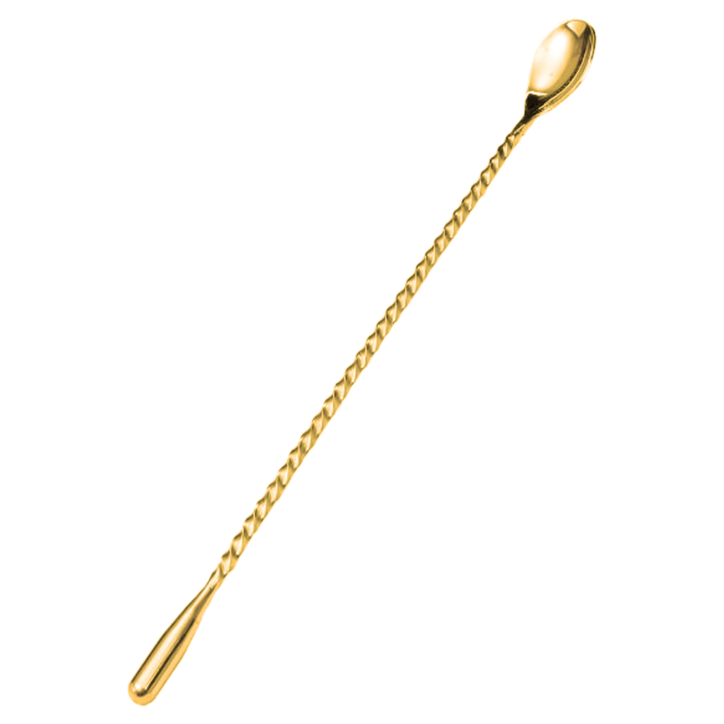 13" Droplet Bar Spoon, Gold PVD Finish