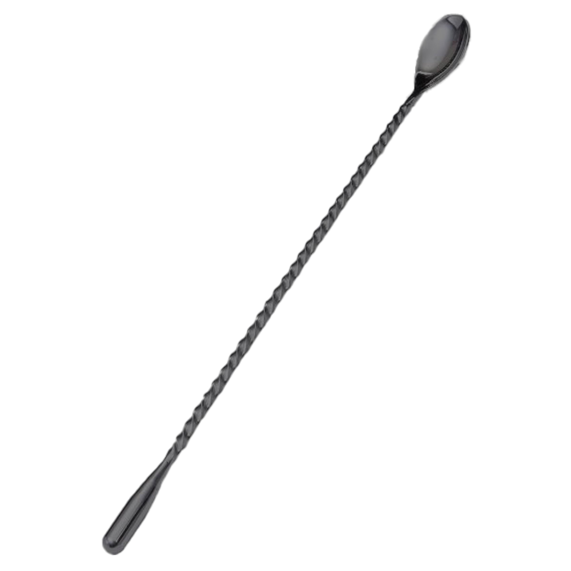 13" Droplet Bar Spoon, Black PVD Finish