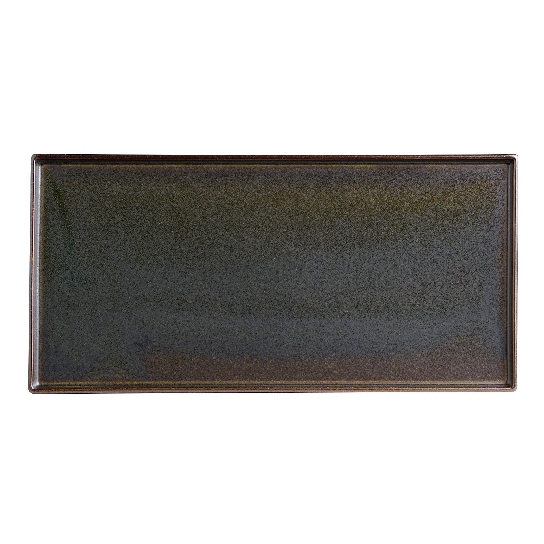 Rectangle Tray 11.25" Dia. W 5.5" Wabi Sabi Slate