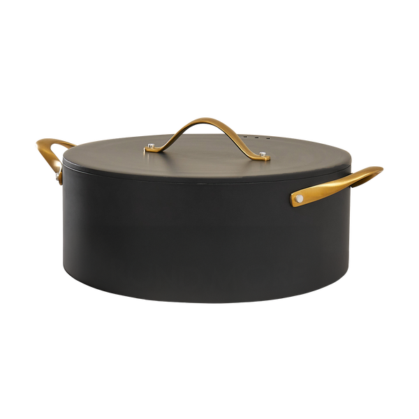 Ambassador Induction Chafer Dish, 7.4 qt, black