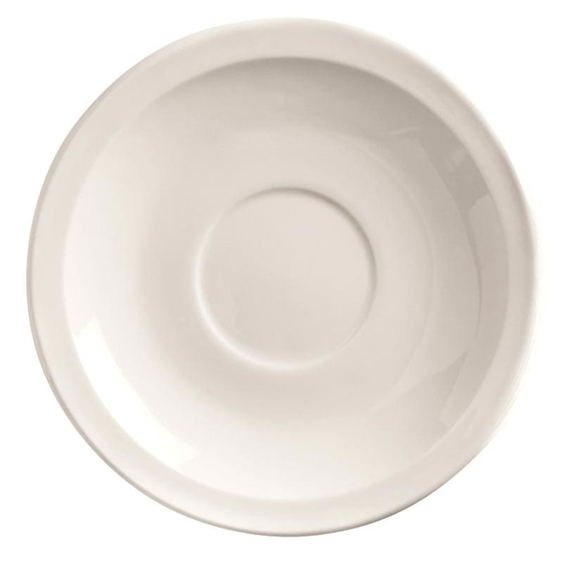 Porcelana 4-3/4" A.D. Saucer, Bright White