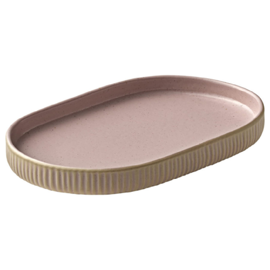 Nara Oval Coupe Platter, 7-1/8" x 4-3/8", Rose
