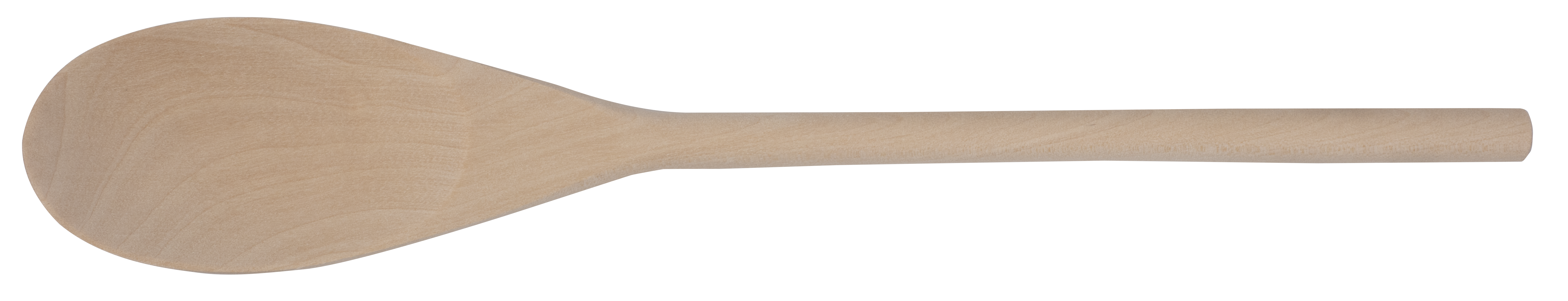 Wooden Spoon, 12"L, Oval Bowl, Hardwood