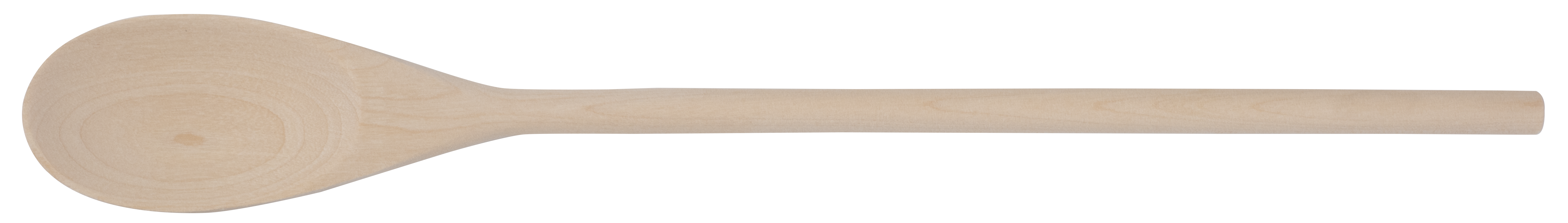 Wooden Spoon, 16"L, Oval Bowl, Hardwood