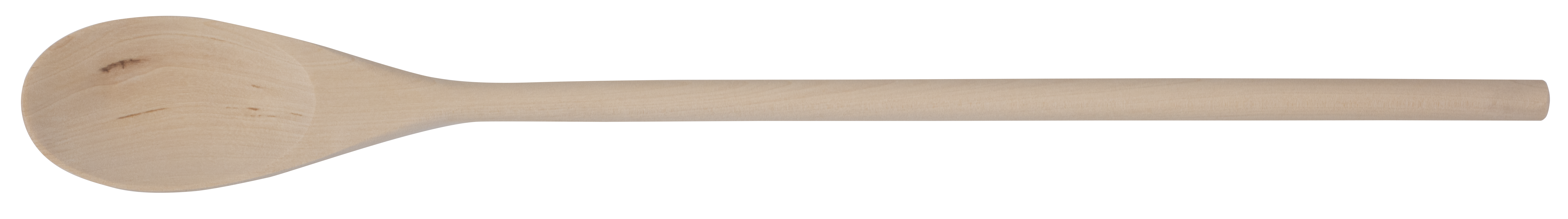 Wooden Spoon, 18"L, Oval Bowl, Hardwood