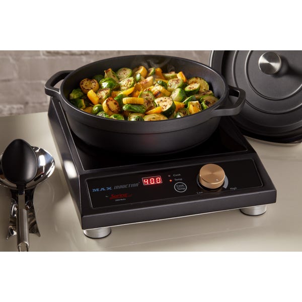 MAX Induction® Countertop Cook & Hold Range 1800W Black Titanium