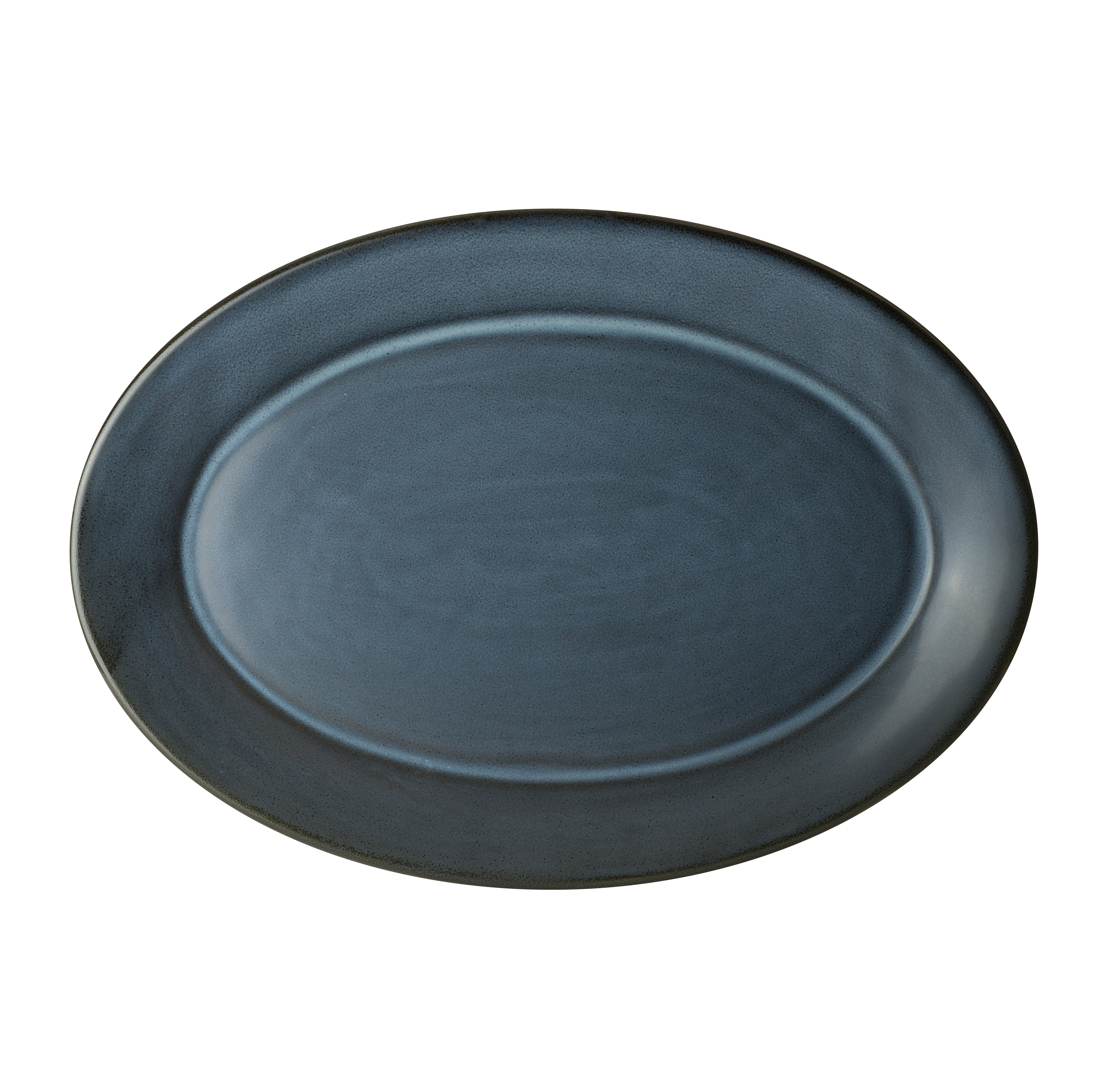 Oval Platter L 15.5" W 11.0" Storm